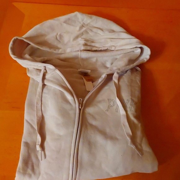 BNWT PINK ZIP UP HOODIE SIZE XL..BLINK LOGO IN FRONT N BCK - Picture 1 of 5